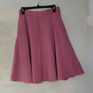 Chic Pink Midi Skirt